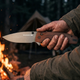 Kodiak knife in hand