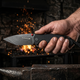 War knife in hand