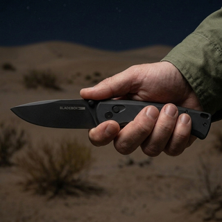 Blackout Sandman in hand