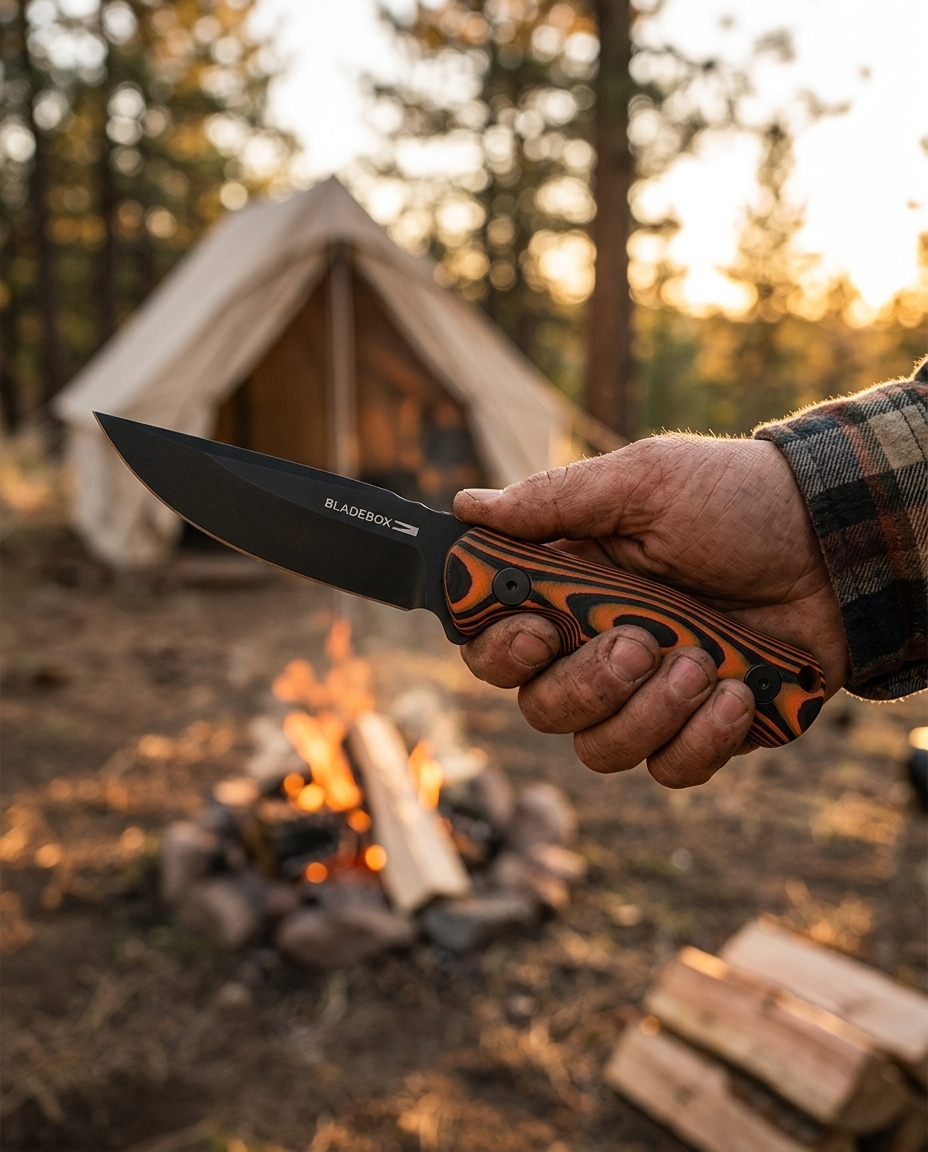 BladeBox Sabertooth at a campsite