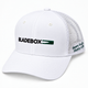 BladeBox Trucker Hat in white with embroidered BladeBox logo
