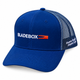 BladeBox Trucker Hat in royal blue with embroidered BladeBox logo